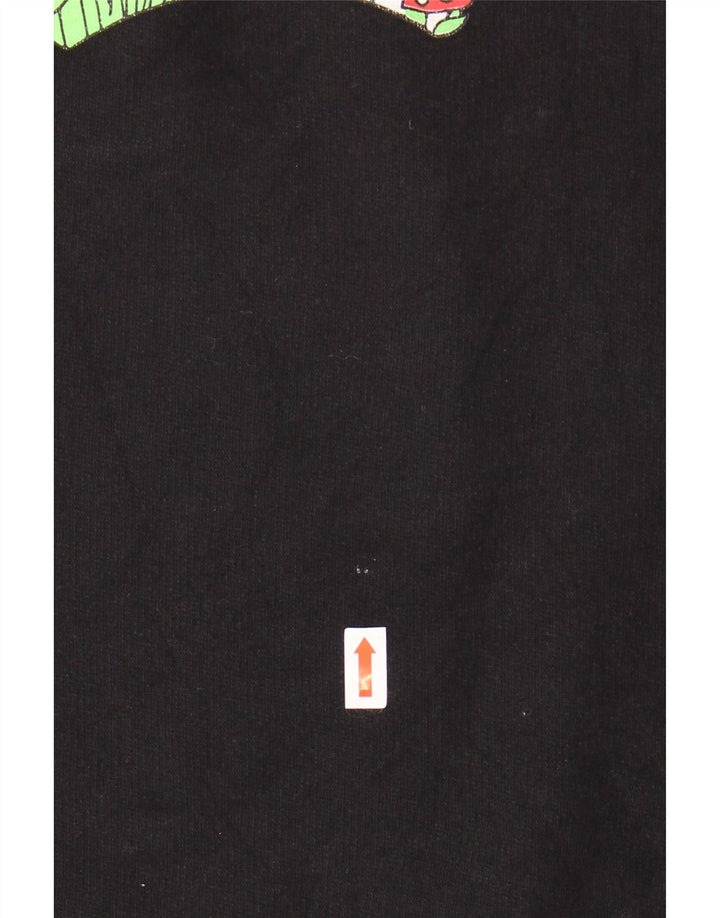 LEVI'S Damen-Sweatshirt mit grafischem Print, Gr. 10, Größe S, schwarz, geblümt, Baumwolle