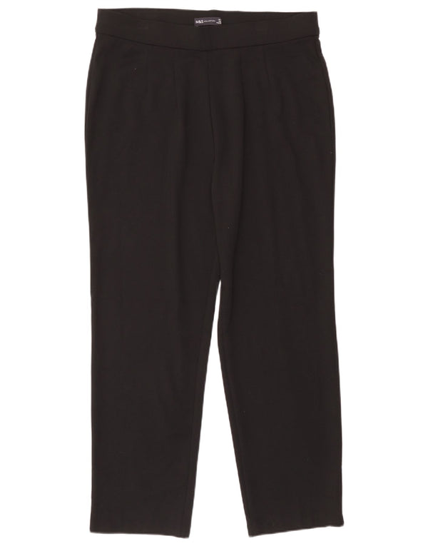 Marks & Spencer Damen Leggings UK 16 Large Schwarz Viskose