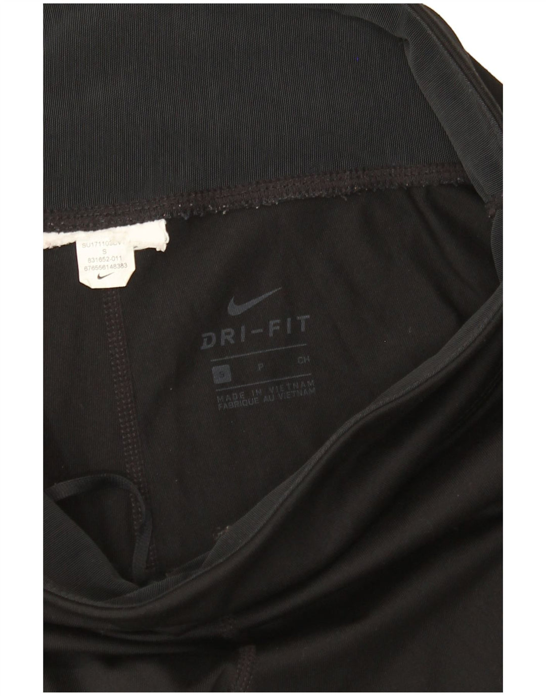 Nike Damen Dri Fit Capri Leggings UK 8 Small Schwarz
