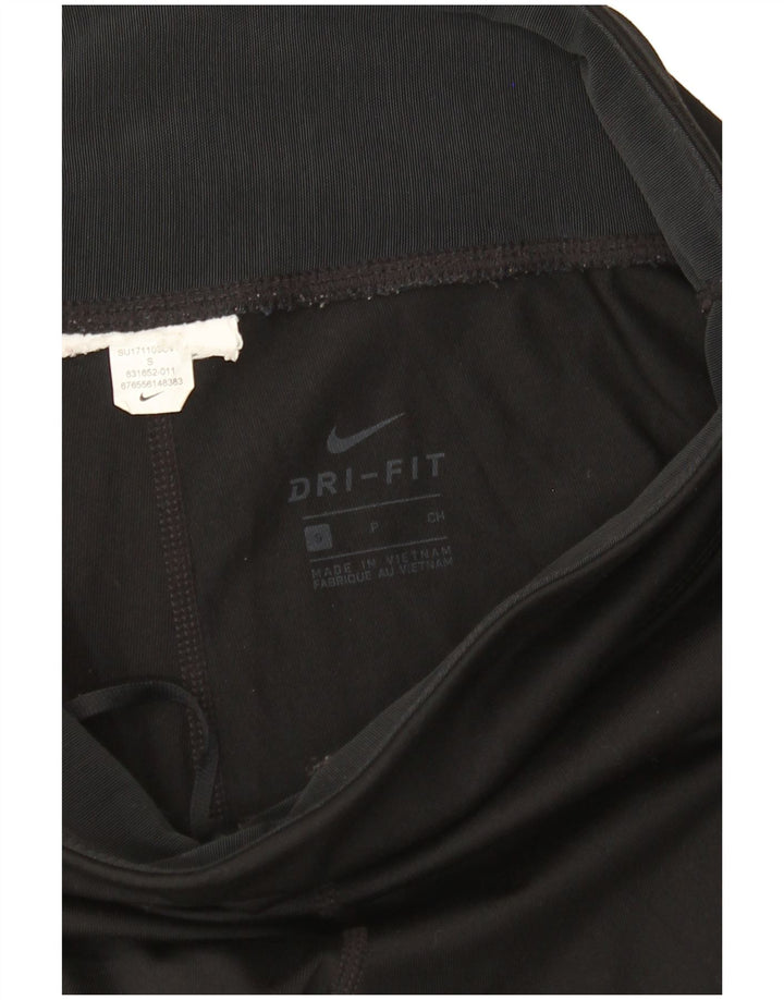 Nike Damen Dri Fit Capri Leggings UK 8 Small Schwarz