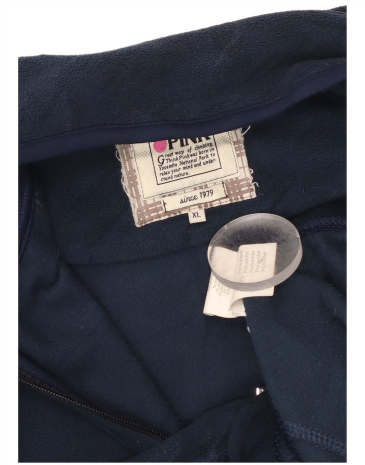 Think Pink Damen Fleecejacke UK 18 XL Marineblau Polyester
