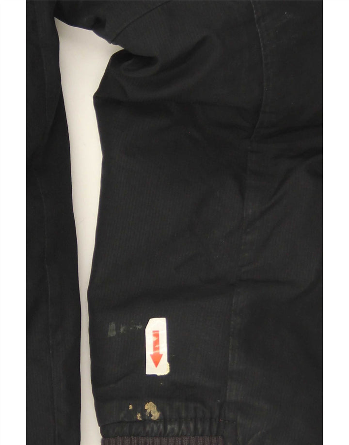 Nike Herren-Jacke mit Kapuze, gepolstert, Größe 38, Mittelschwarz, Colourblock-Polyester