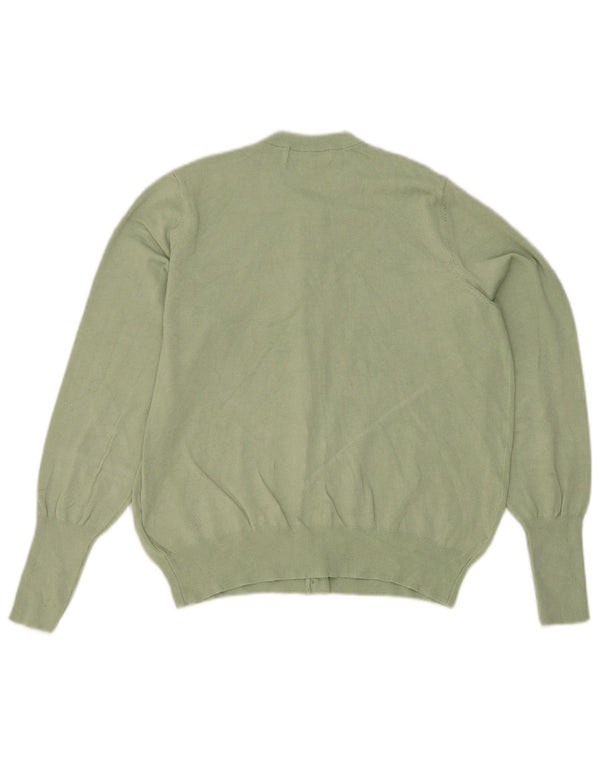Marks & Spencer Damen-Cardigan-Pullover UK 14 Mittelgrüne Viskose