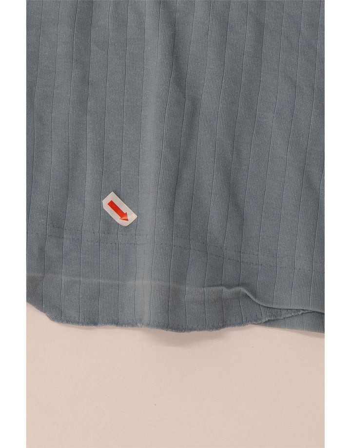 Kappa Herren T-Shirt Top mittelblaue Baumwolle