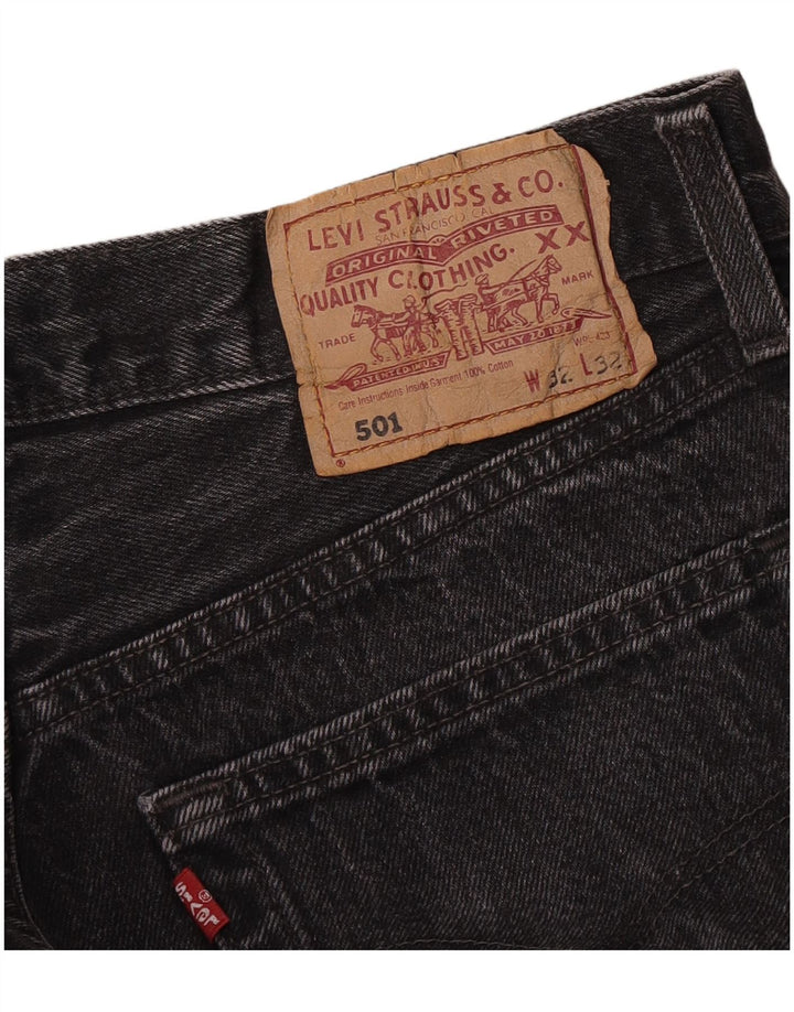 Levi's Herren 501 Straight Jeans W32 L32 Grau