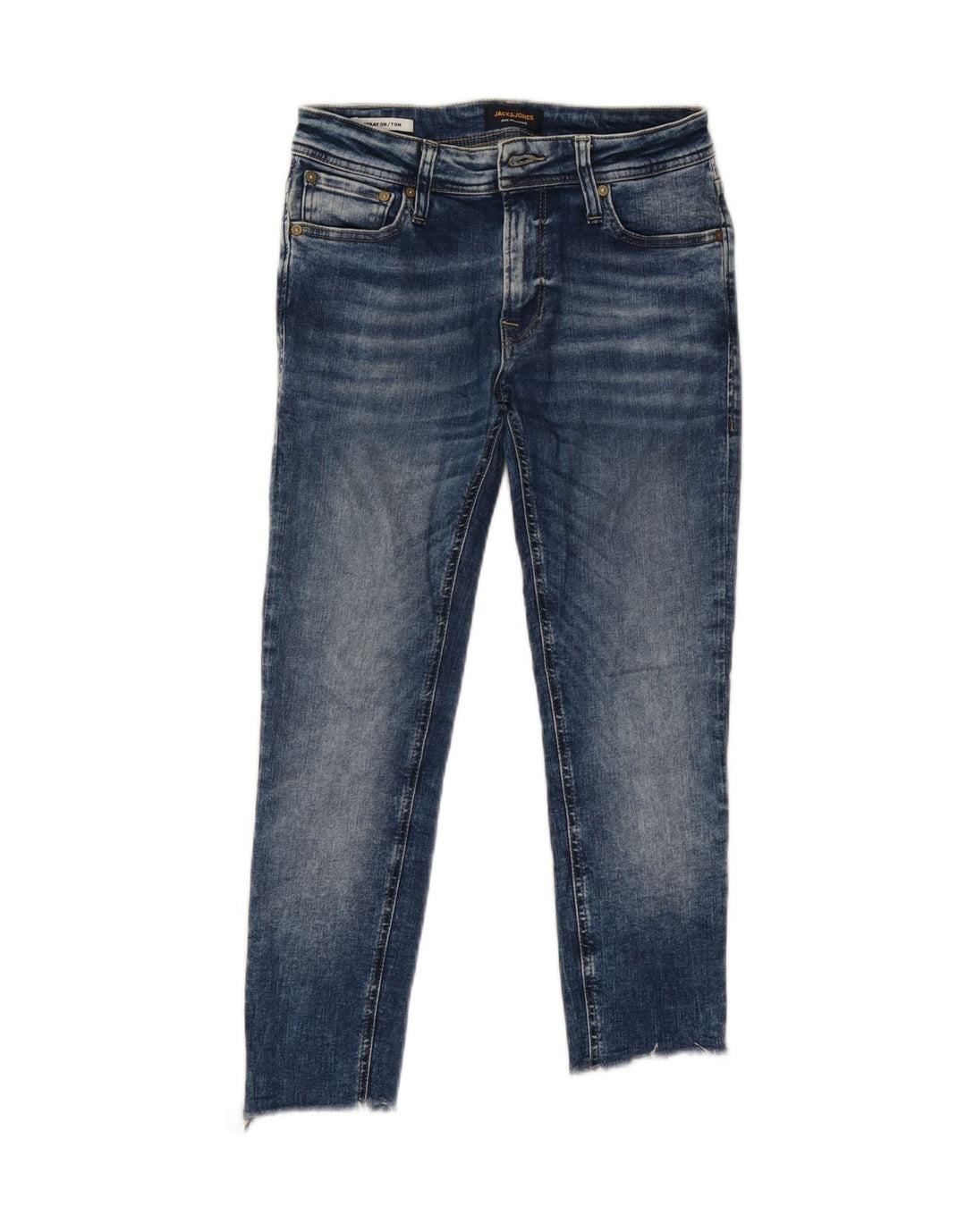Jack & Jones Damen Slim Jeans W28 L23 Blaue Baumwolle