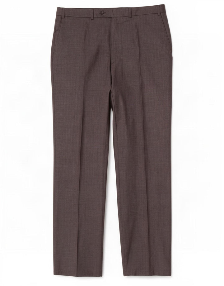 Gerade Herren-Anzughose von Marks & Spencer, W40, L33, graue Wolle