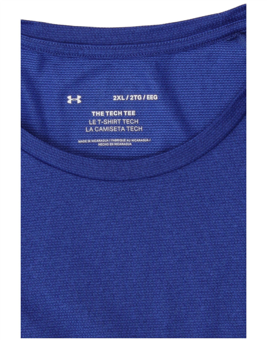 Under Armour Herren T-Shirt Top 2XL Blau Polyester