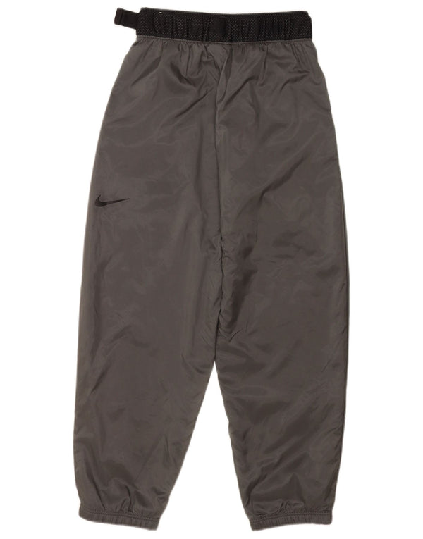 Nike Damen Trainingshose Jogger UK 4 XS Graues Polyester