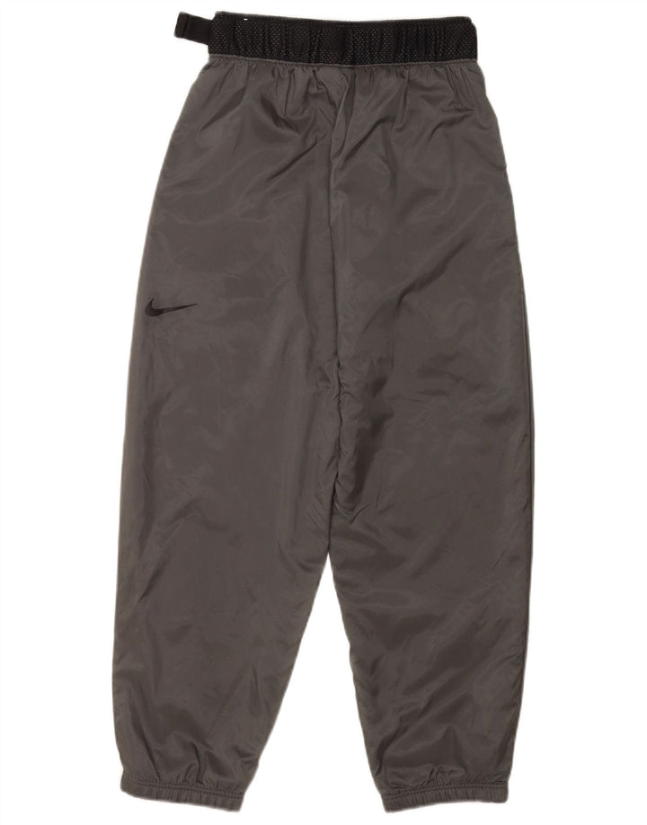 Nike Damen Trainingshose Jogger UK 4 XS Graues Polyester