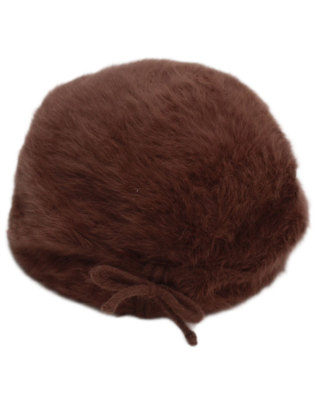 Kangol Damen Kunstfell-Beanie-Mütze Mittelbraun