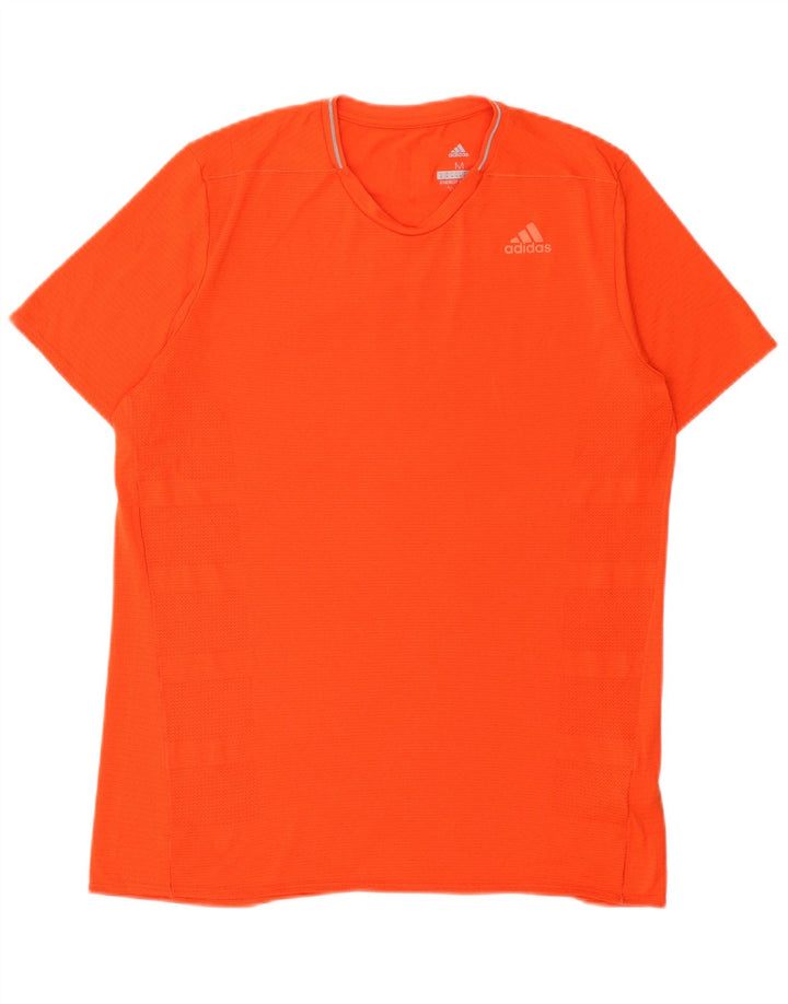 Adidas Herren Climacool T-Shirt Top Mittelorange Polyester