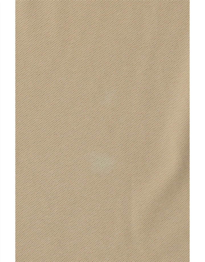 Timberland Herren Poloshirt Small Beige Baumwolle