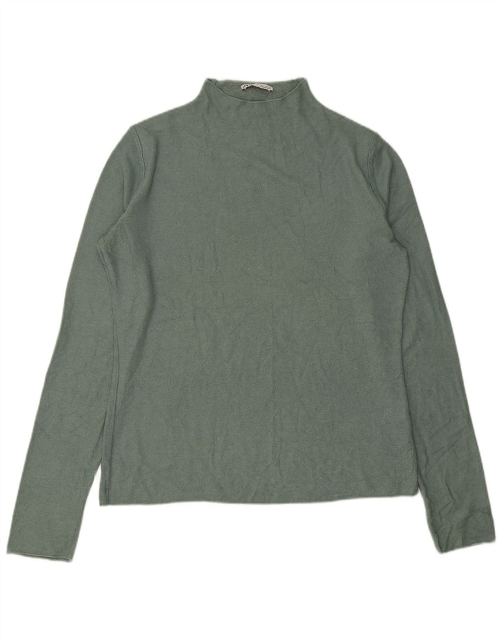 Zara Damen-Pullover mit Rollkragen, Gr. 16, Grün