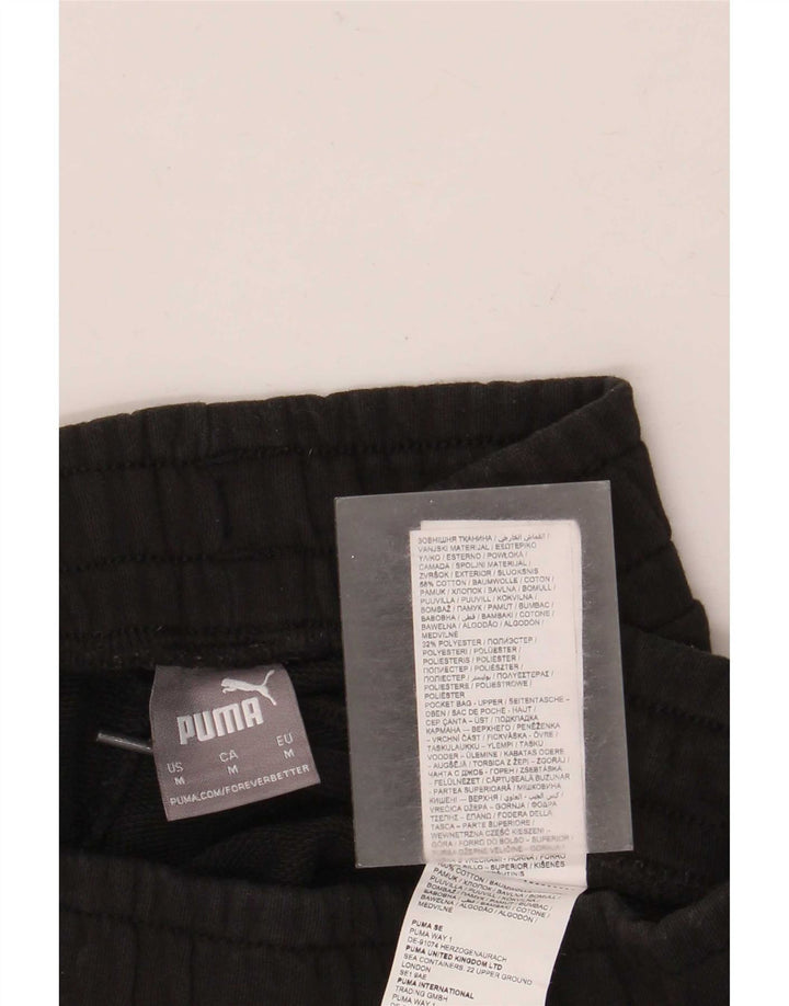 Puma Herren Sportshorts Mittelschwarze Baumwolle