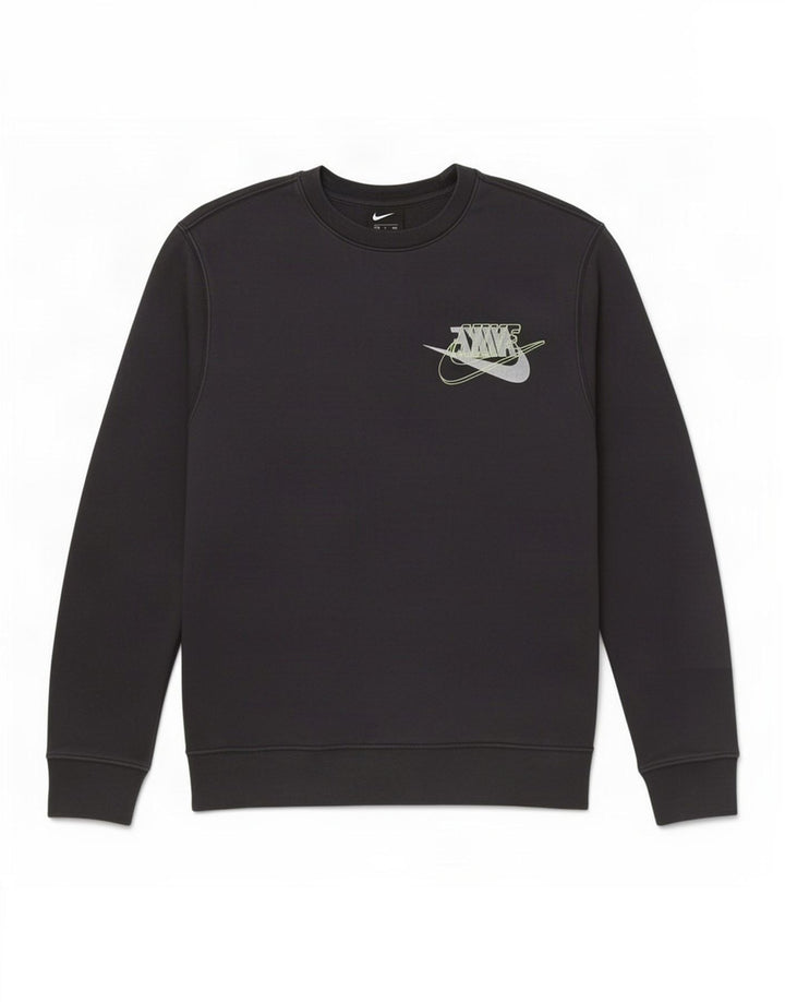 Nike Herren-Sweatshirt mit Grafik, Größe S, Schwarz, Baumwolle