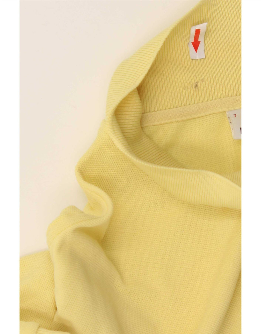 Lacoste Herren Poloshirt Größe 7 2XL Gelbe Baumwolle