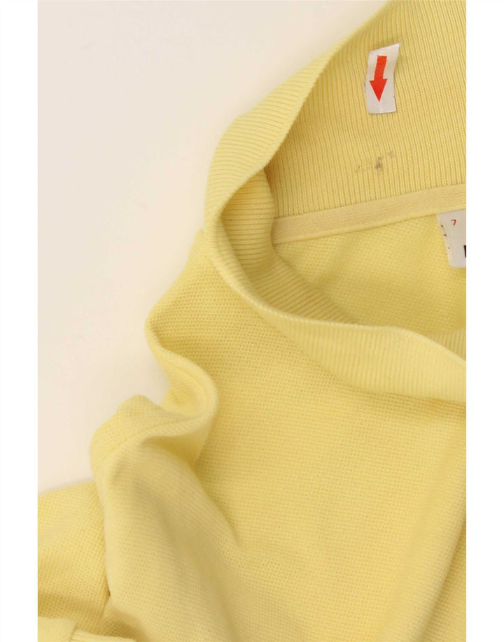 Lacoste Herren Poloshirt Größe 7 2XL Gelbe Baumwolle