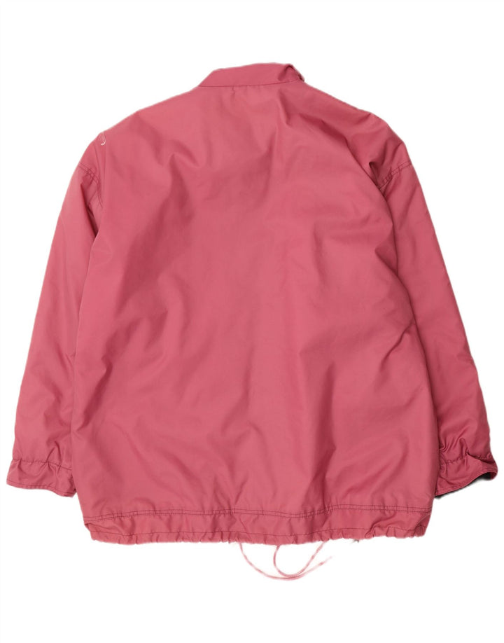 Vintage Herren Windjacke UK 42 XL Rosa Polyamid