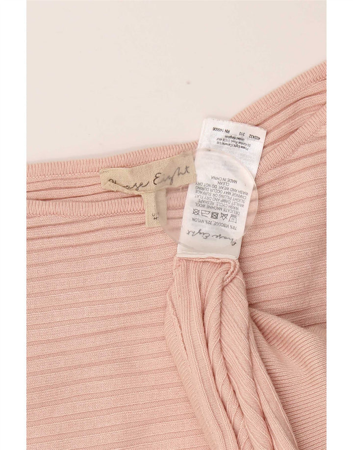 Phase Eight Damen-Pullover mit U-Boot-Ausschnitt, UK 14, mittelrosa Viskose