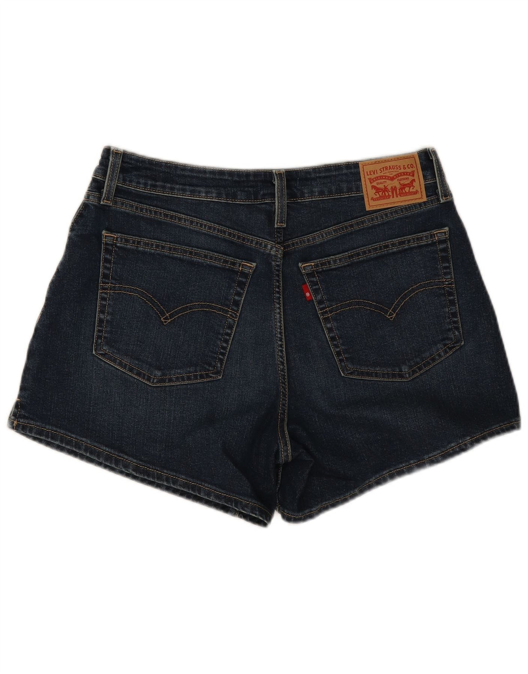 Levi's Damen Jeansshorts W30 mittelblaue Baumwolle