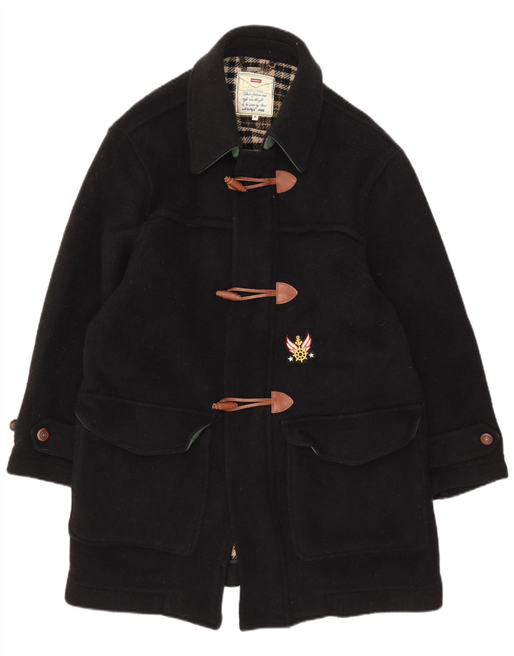 CARRERA Herren Dufflecoat UK 38 Mittelschwarze Wolle