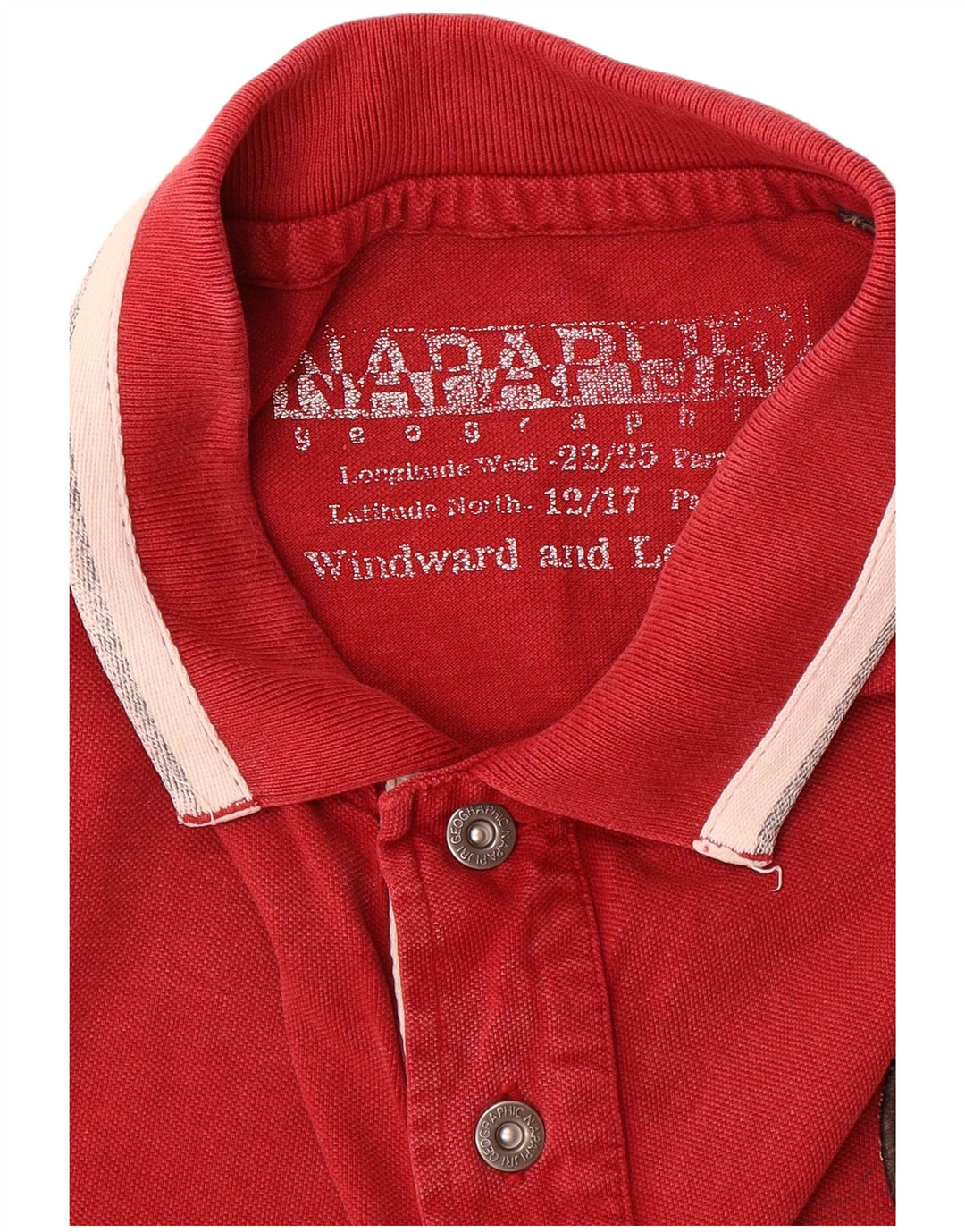 NAPAPIJRI Herren Geographic Poloshirt Mittelrot