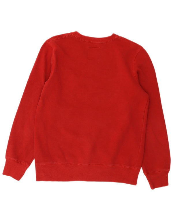 Levi's Jungen-Sweatshirt mit Grafik, 15–16 Jahre, burgunderfarbene Baumwolle