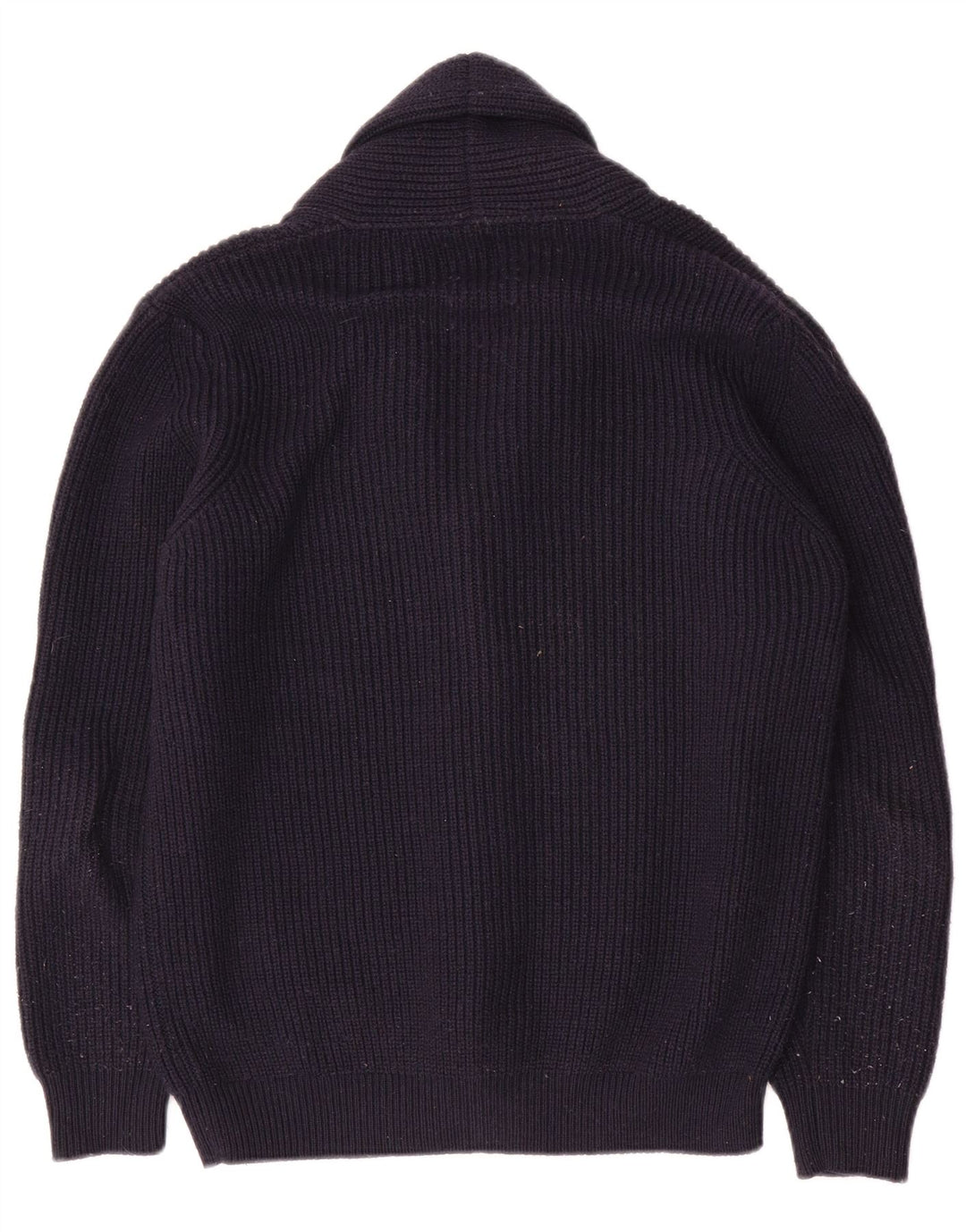 Zara Herren-Cardigan-Pullover Mittelblau