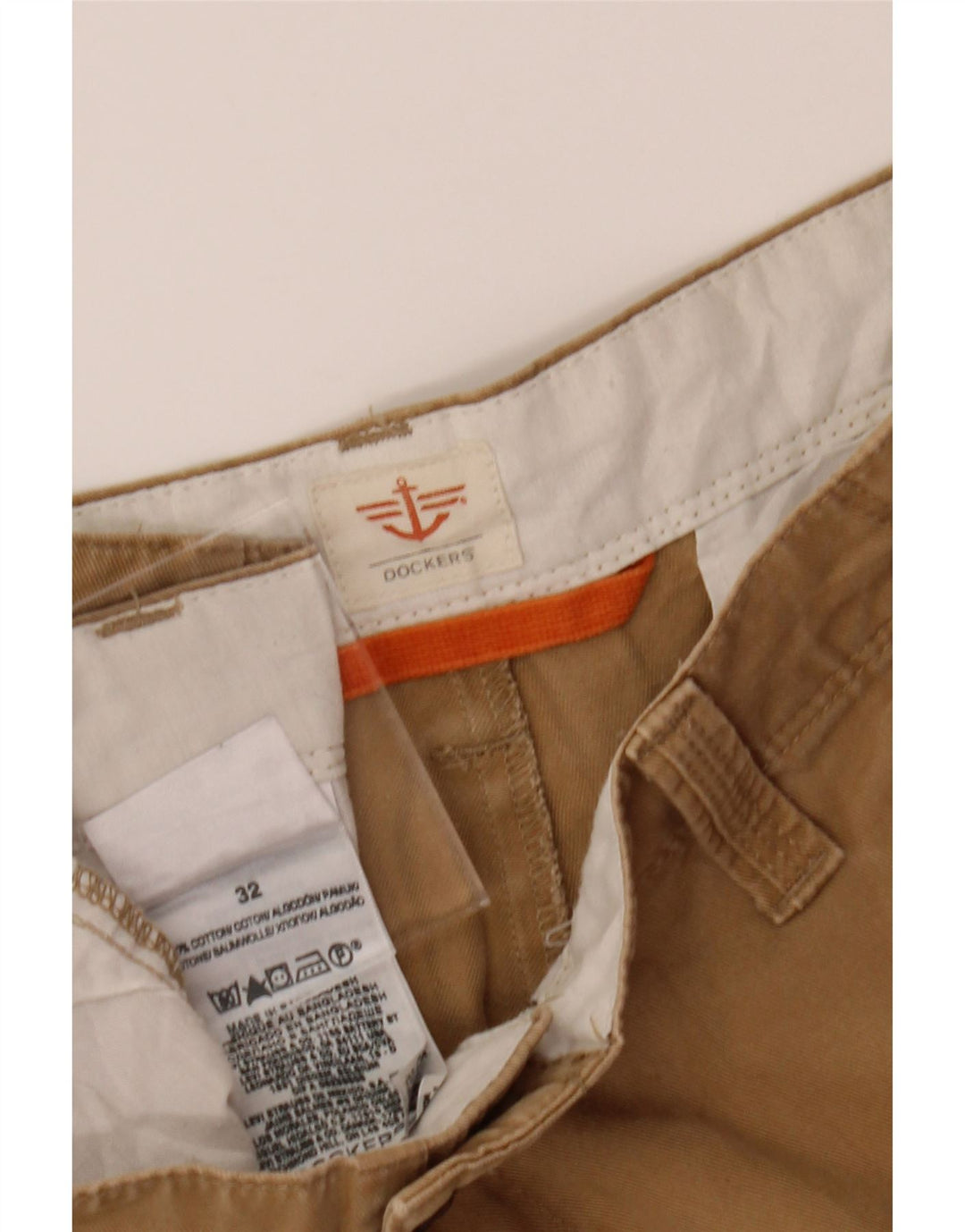 DOCKERS Mens Cargo Shorts W32 Medium  Beige Cotton Vintage Dockers and Second-Hand Dockers from Messina Hembry 