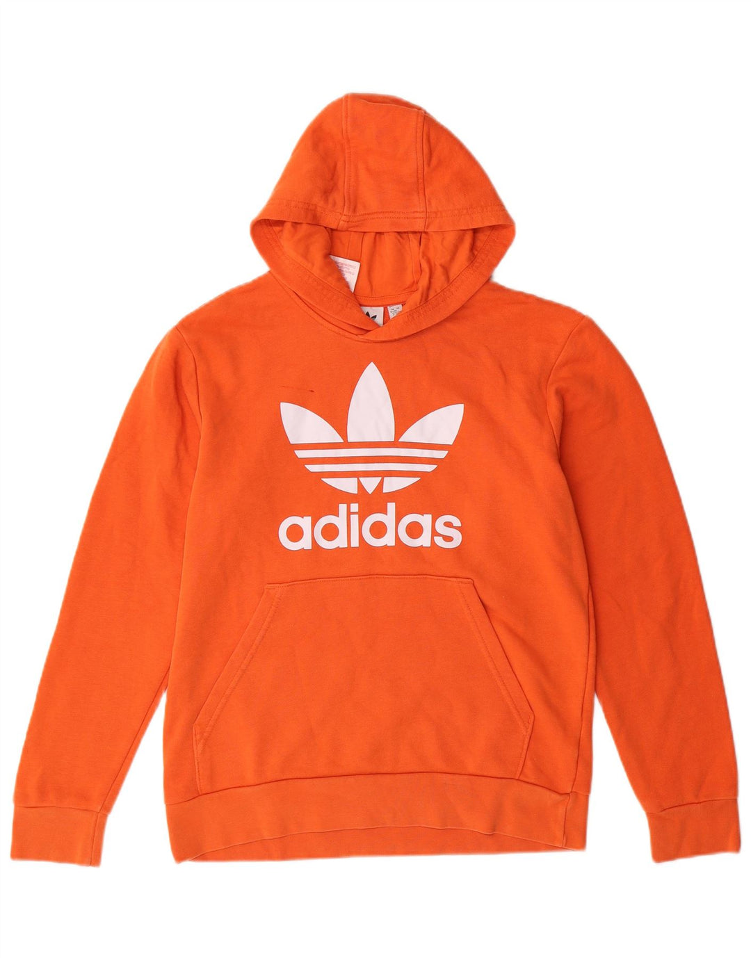 ADIDAS Kapuzenpullover mit Grafik für Jungen, 12–13 Jahre, orange Baumwolle