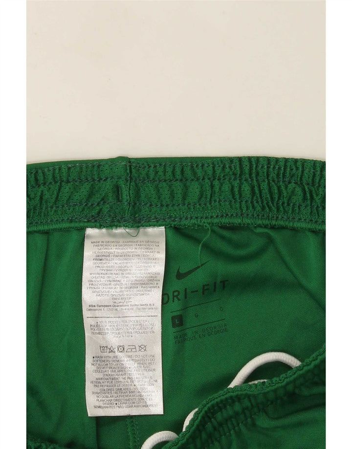 Nike Herren Dri Fit Sportshorts, groß, grünes Polyester