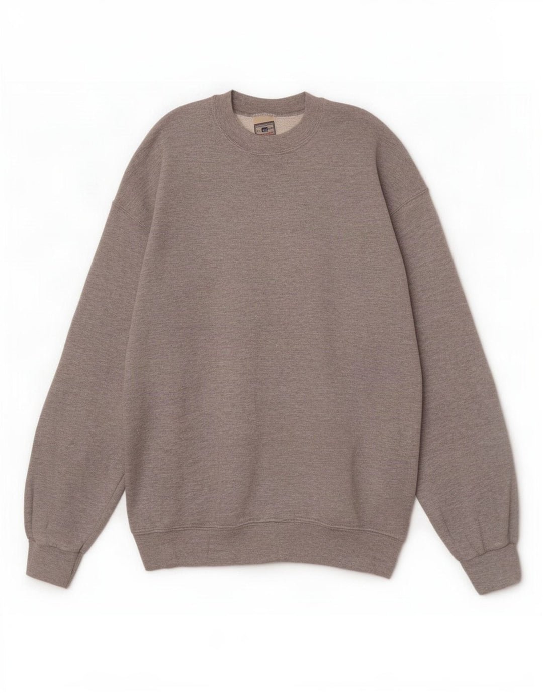 Lee Womens Sweatshirt Pullover UK 14 Mittelgrau meliert Baumwolle