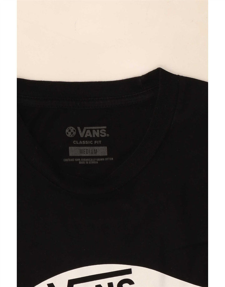 Vans Herren-T-Shirt mit klassischer Passform, mittelschwarzer Baumwolle