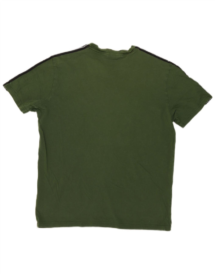 Champion Herren-T-Shirt mit Grafik, Mittelgrün, Farbblock
