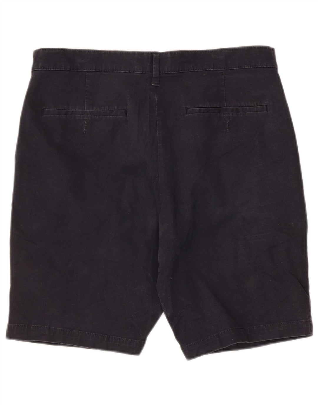 MARKS & SPENCER Herren-Chinoshorts mit normaler Passform, W32, mittelmarineblaue Baumwolle