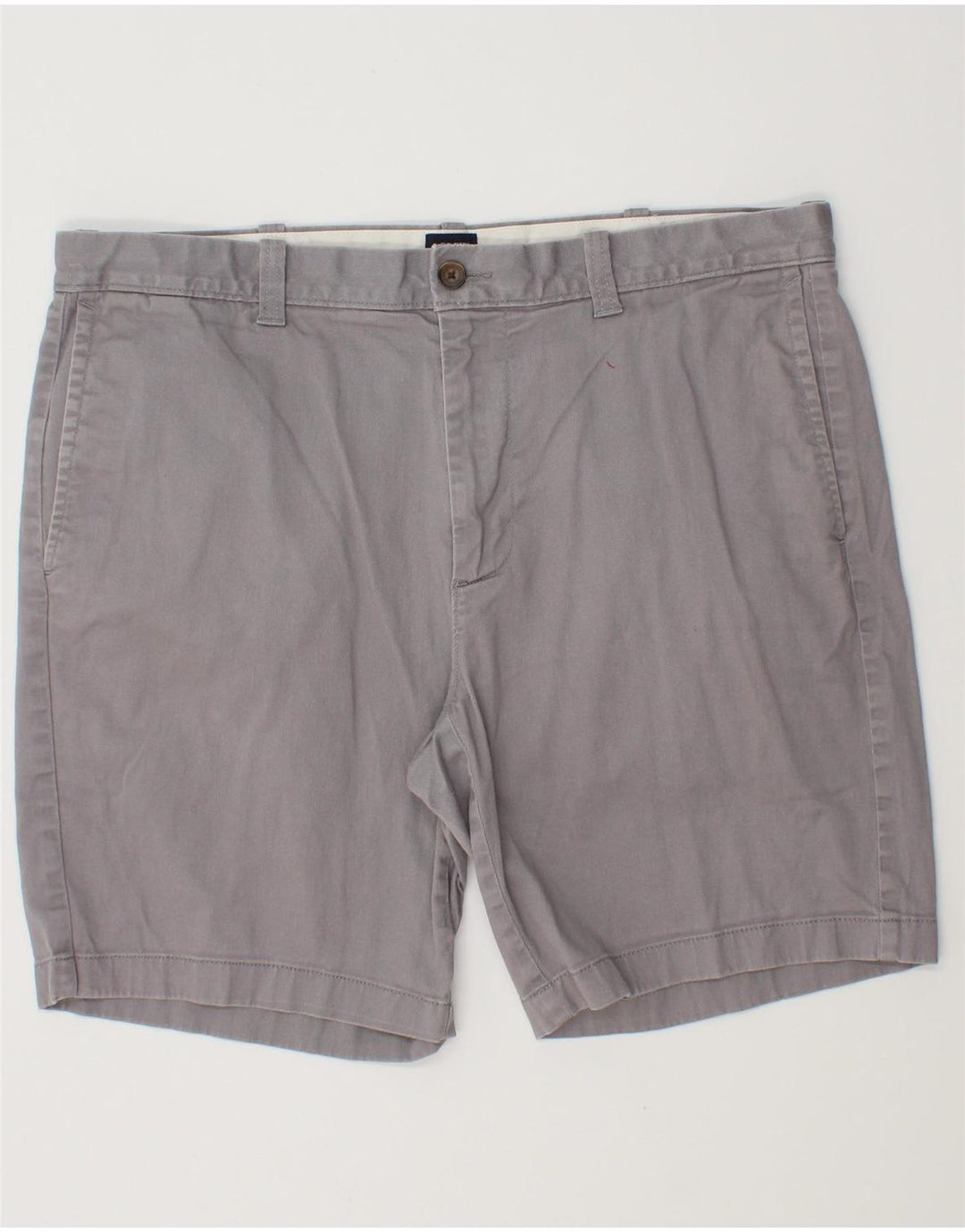 J. CREW Herren-Chinoshorts W36, Größe L, Grau, Baumwolle