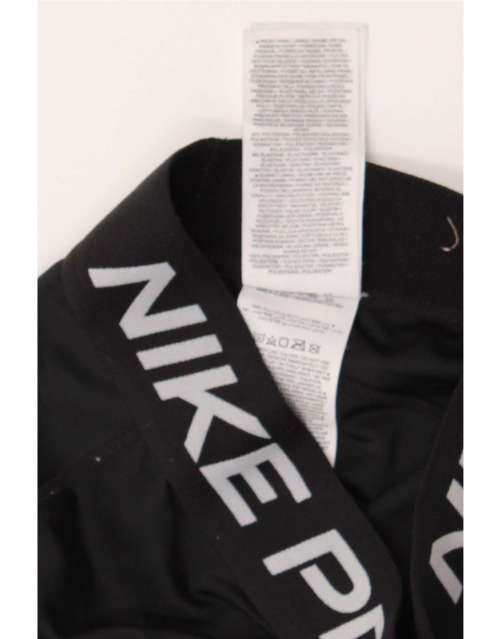 Nike Mädchen-Leggings, 8–9 Jahre, klein, schwarzes Polyester