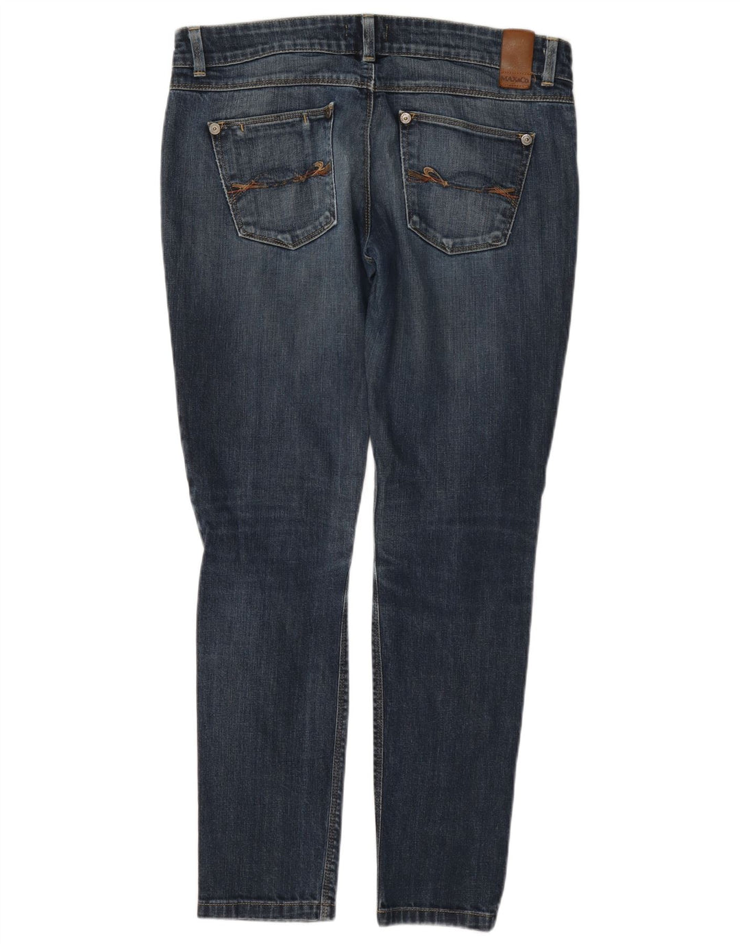 Max & Co. Damen Slim Jeans W30 L30 Blaue Baumwolle