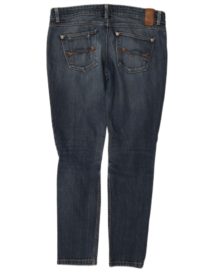 Max & Co. Damen Slim Jeans W30 L30 Blaue Baumwolle