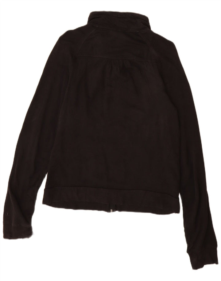Champion Damen-Trainingsanzug-Top-Jacke, UK 14, Größe L, Schwarz