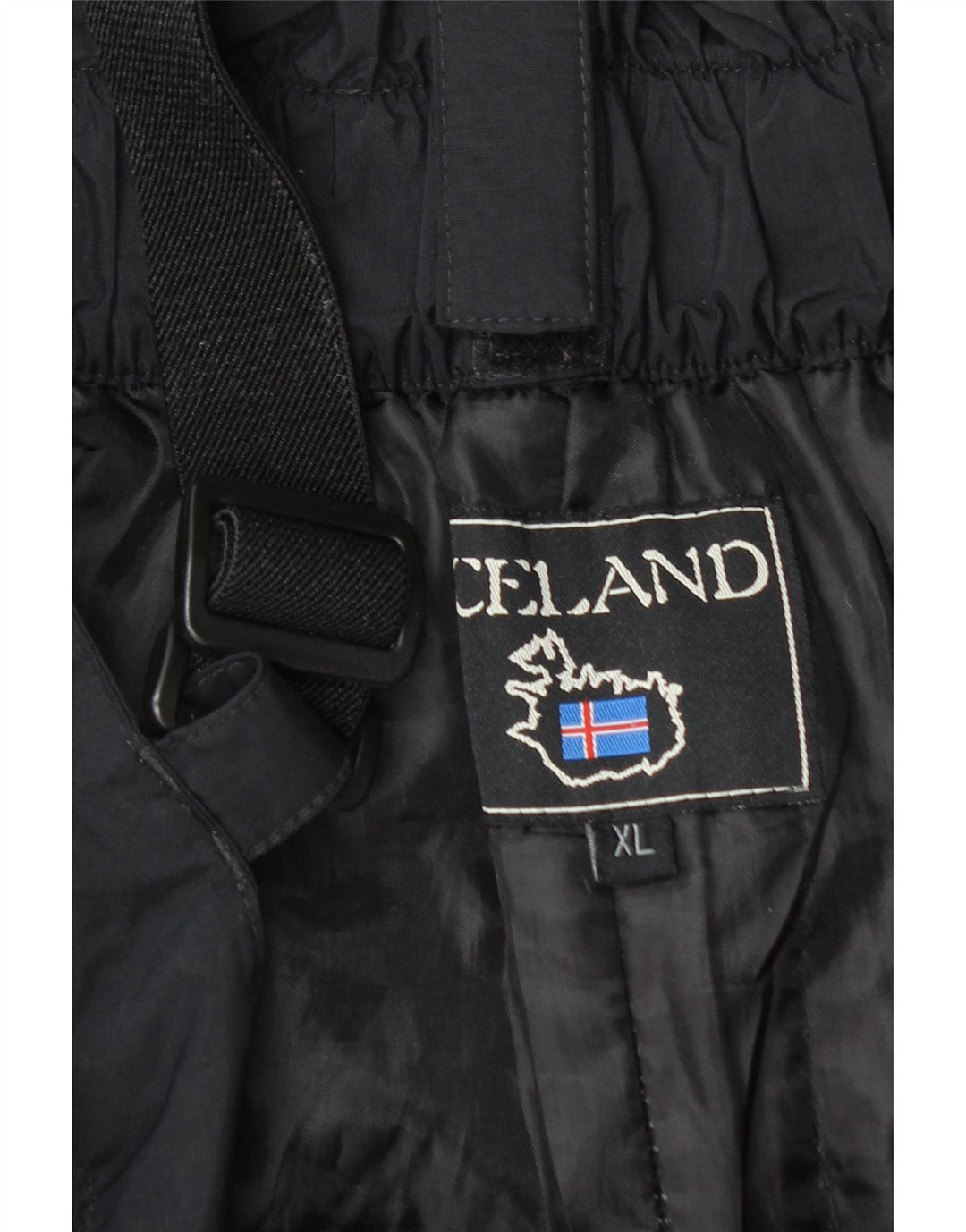 Island Herren Latzhose Skihose XL Schwarz Nylon
