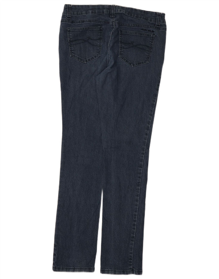 Dkny Damen Slim Jeans US 8 Medium W30 L31 Marineblaue Baumwolle