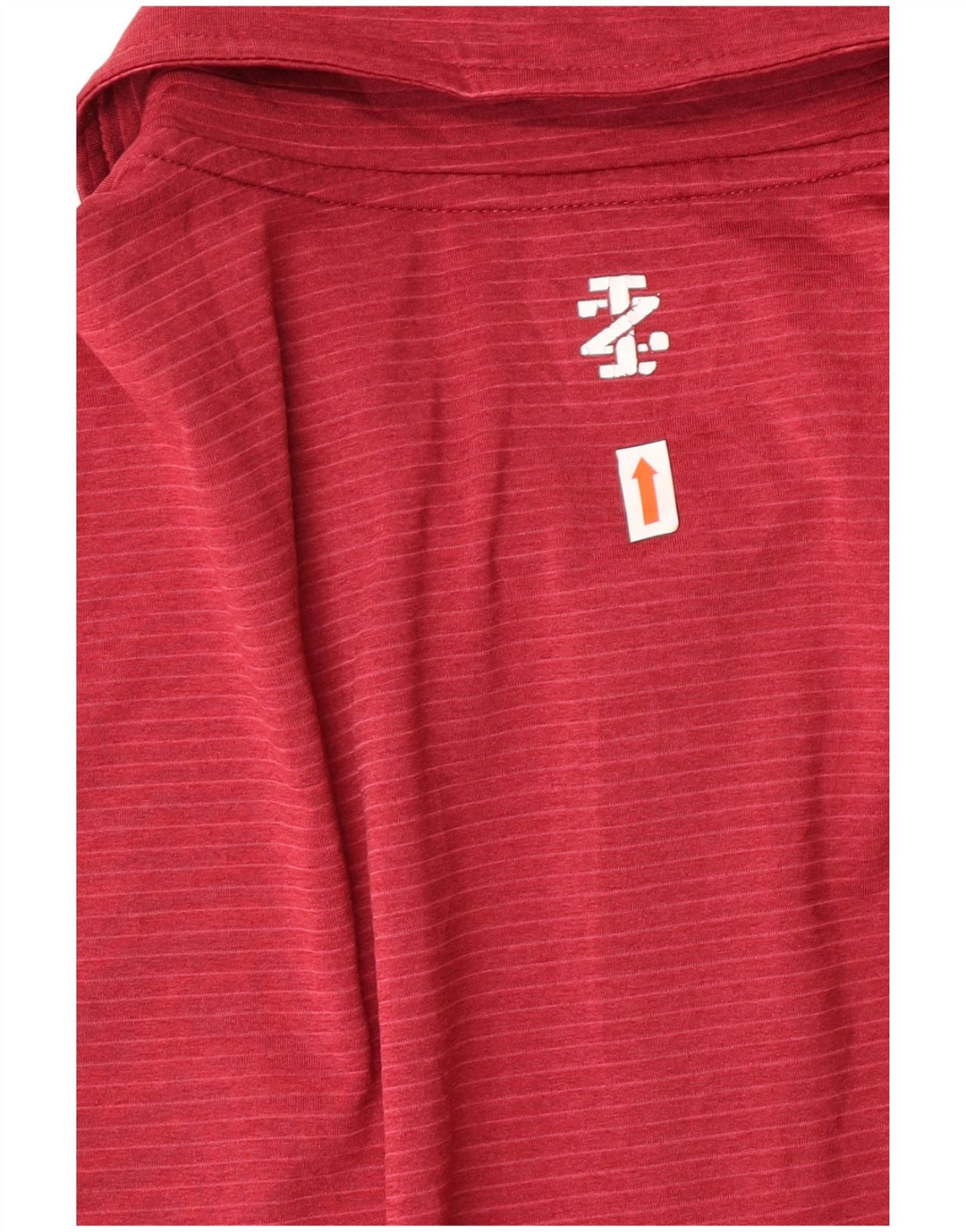 Izod Herren-Golf-Poloshirt, großes, rot gestreiftes Polyester