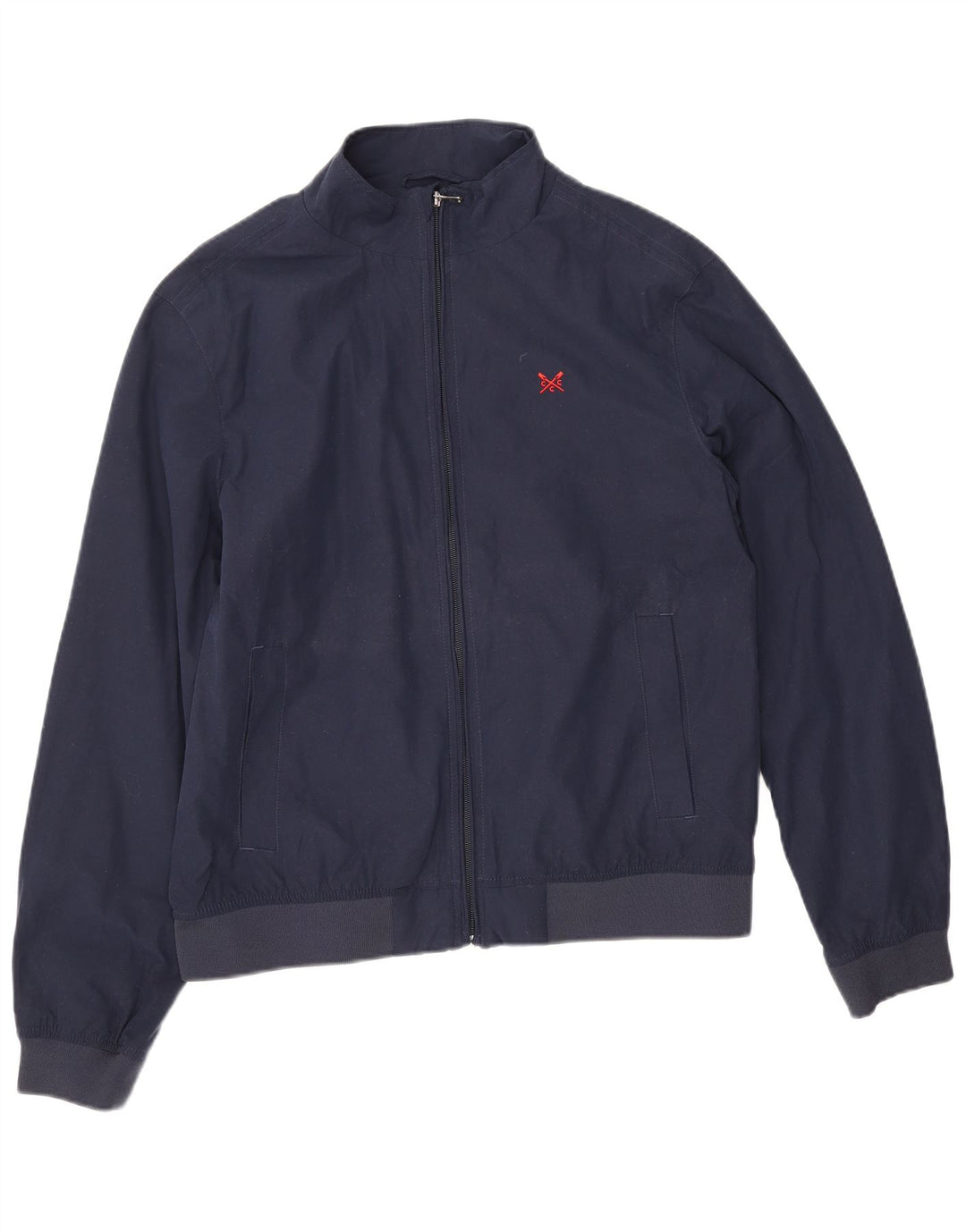 Crew Clothing Herren Bomberjacke UK 36 Small Marineblau Polyester
