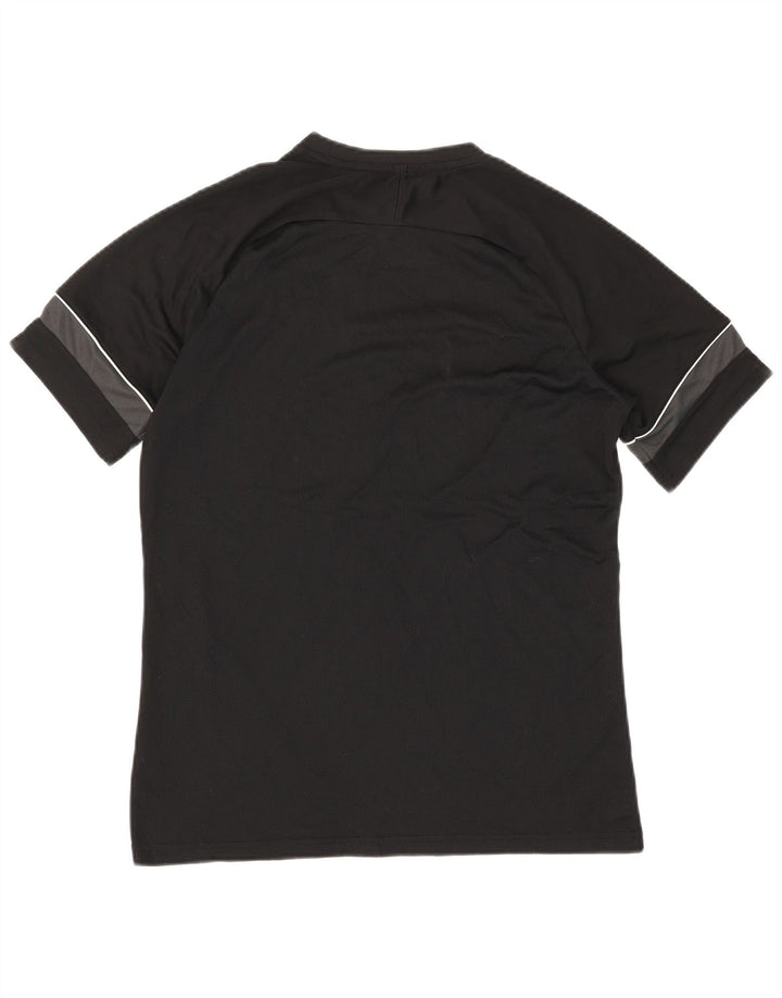 Nike Herren Dri Fit Graphic T-Shirt Top Large Schwarz Farbblock