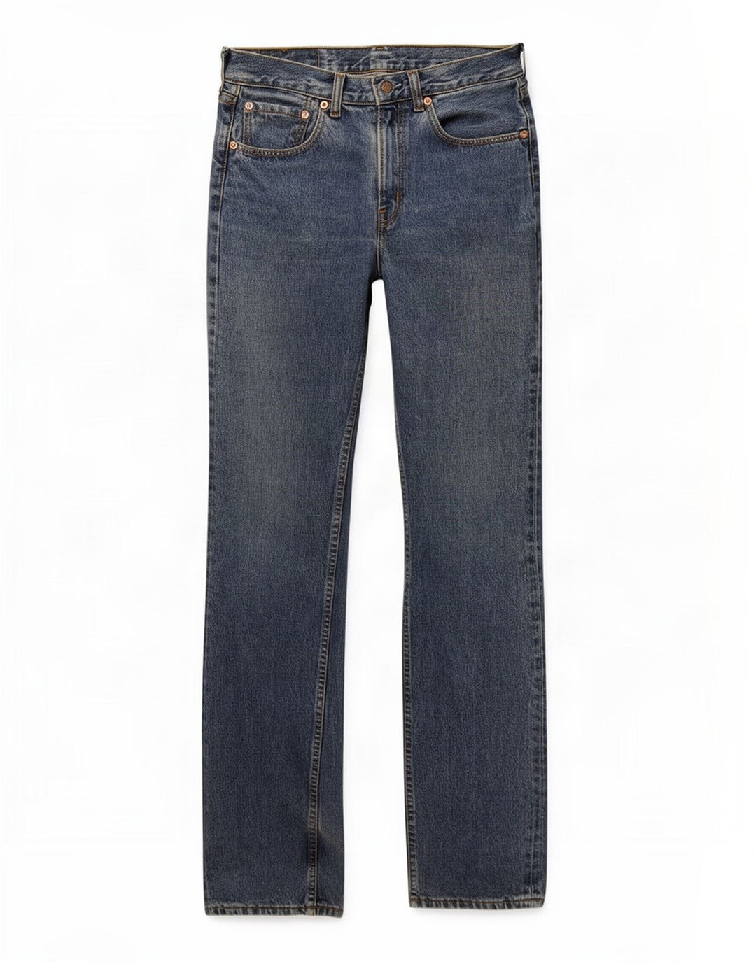 Levi's Damen 595 Straight Jeans W30 L34 Blaue Baumwolle