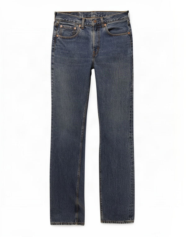 Levi's Damen 595 Straight Jeans W30 L34 Blaue Baumwolle