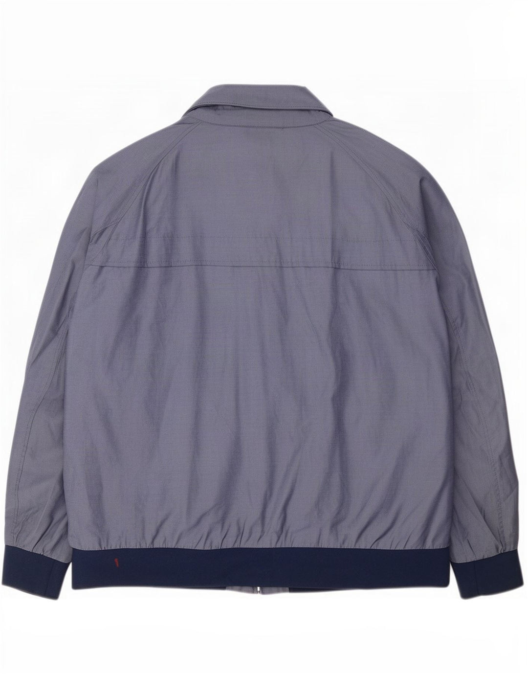 Marks & Spencer Herren Bomberjacke UK 46 3XL Blaue Colourblock-Baumwolle
