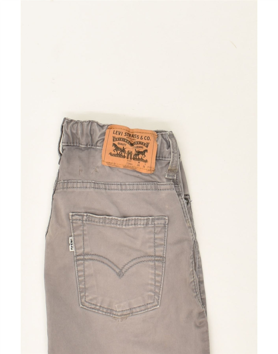 LEVI'S Boys 511 Slim Casual Trousers 11-12 Years W26 L26  Grey Cotton | Vintage Levi's | Thrift | Second-Hand Levi's | Used Clothing | Messina Hembry 